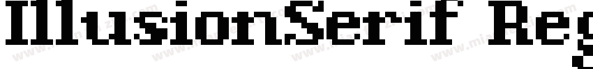 IllusionSerif Regularttf字体转换